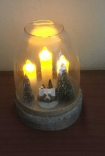X-Mas Lumida/Elambia 5 Std. Timer "Kerzen mit Winterlandschaft" Tischdeko