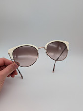 Sonnenbrille Inface, 140 mm, Metallbügel, Weiß, Roségold, CAT 2