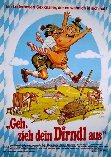 Plakat geh zieh dein dirndl - "geh,,