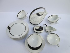 Stilvolles Hutschenreuther Coco Amaris Blattform Tee Service 6 Persone TOP Zusta