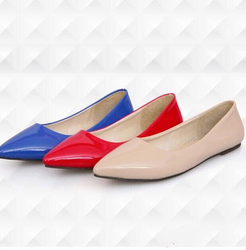Oxfords lackleder flach dress - lackleder,