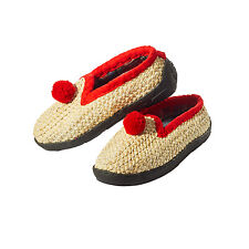 Strohschuhe Schwarzwälder Art mit Absatz-Profilsohle  Einfassungsfarbe WÄHLBAR