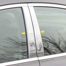 6X Silver Chrom Pillar Posts