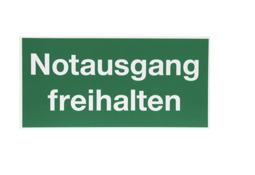 Fluchtweg notausgang schild - fluchtweg,