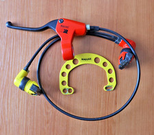 Magura HS22 Harlekin Sondermodell hydraulische Felgenbremse rot gelb komplett 