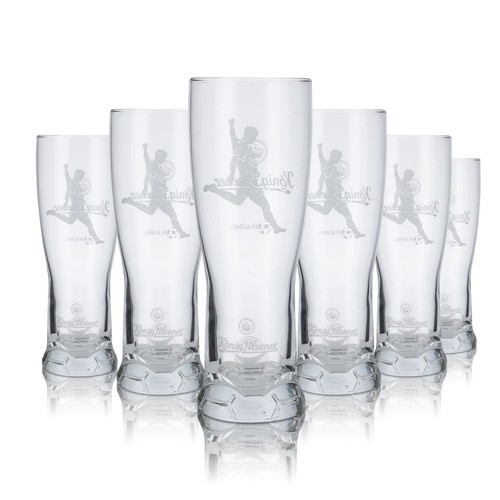 König pilsener gläser - 6x,
