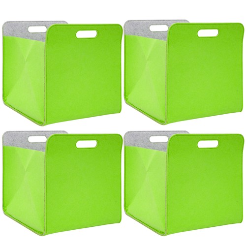 4er set filz aufbewahrungsbox - set,