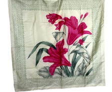 Thai Silk Tuch 100% Seide,88 cm X 89 cm,sehr guter Zustand