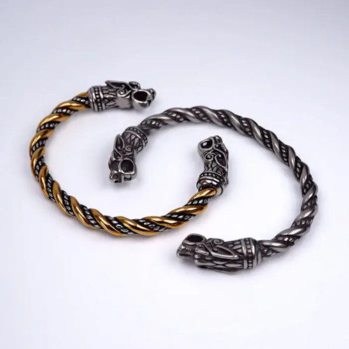 Wikinger armreif drachen - armreif,