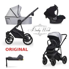 RIKO VELAR KINDERWAGEN BABY KINDERWAGEN 2in1 3in1 BABYWANNE + KINDERWAGEN + AUTOSITZ