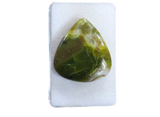 Grüner opal cabochon 3x29 - opal, 32,3x29