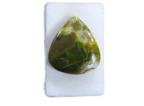Grüner opal cabochon 3x29 - grüner, 32,3x29