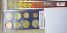 Euromünzen Erstausgabe der offiziellen Kursmünzen Portugal Echtheitszertifikat
