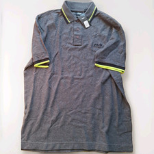 Fila Poloshirt Herren Grau L   100% Baumwolle  Neu