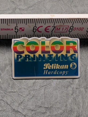 Pelikan color painting pin - pelikan,