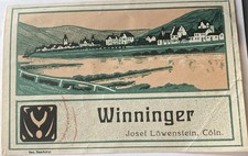 Altes Weinetikett Musteretiket