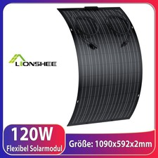 120W FLEXIBLES SOLARMODUL PHOTOVOLTAIK SOLARPANEL FÜR WOHNMOBIL BALKONKRAFTWERK