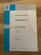 Handelsrecht (Skript Zivilrecht) von Hemmer, Karl-E... | Buch | Zustand sehr gut