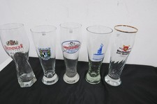 5  x  Bierglas  Weißbierglas