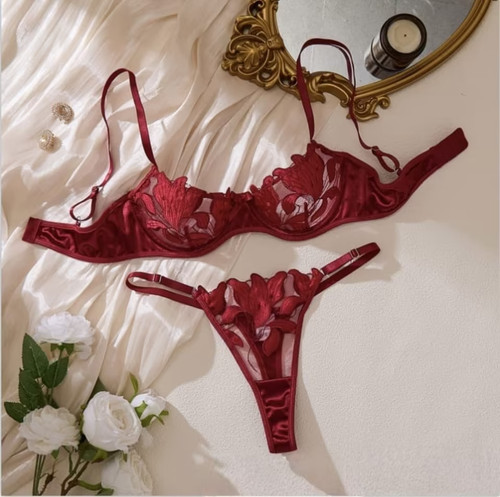 Dessous set fleur gr l - set, "fleur