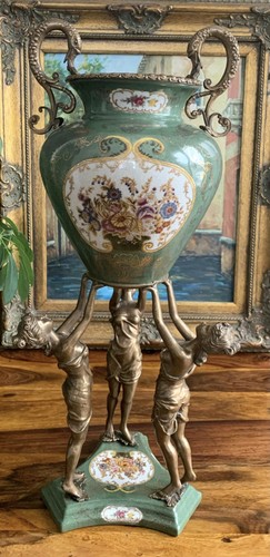 Porzellanvase jugendstil - porzellanvase,