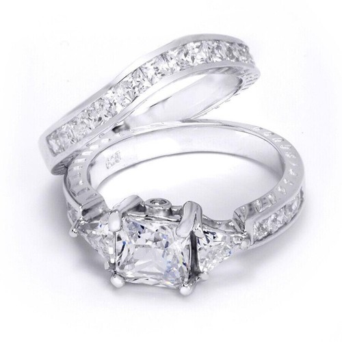 Princess cut moissanit - kt,