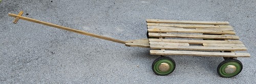Alter leiterwagen handwagen - leiterwagen,