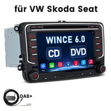 DAB+++ 7" NAVI GPS DVD Autoradio Video SD Für VW SKODA passat Tiguan Golf Touran
