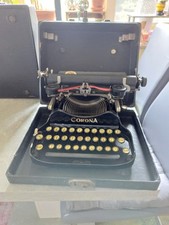 Antike Schreibmaschine Corona – Faltbares Sammlerstück mit Charakter