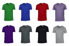 GILDAN Herren Softstyle V-Neck