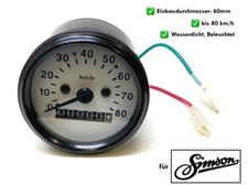 Tacho Tachometer 80km/h