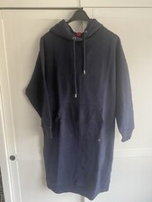 Kleid, Sweatkleid Long Hoodie