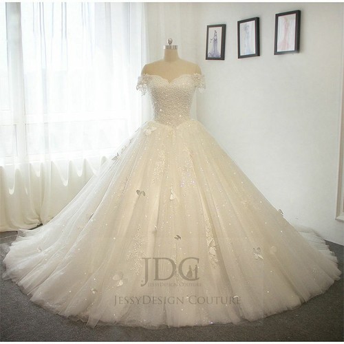 Pompöses glitzer ballkleid - glitzer,