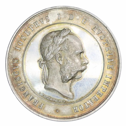 Habsburg silbermedaille 1875 - silbermedaille,