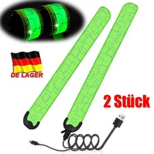 2 Stück LED Armband Aufladbar