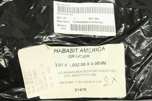 Habasit 5x1032 gelocht - habasit,
