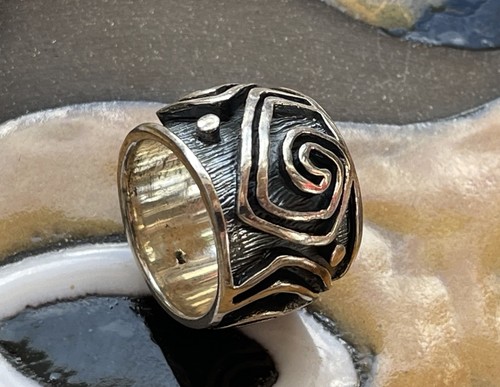 Massiver designer silberring - designer,