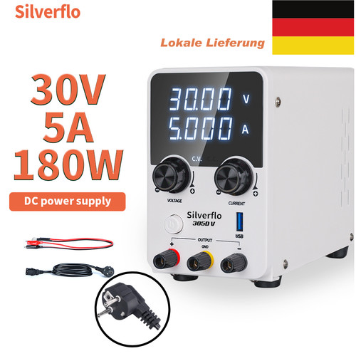 Silverflo 30v 5a - 0-30v, 0-5a