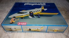 Playmobil 3185 "AERO LINE Flugzeug/Linienjet mit Zubehör"Neu & OVP-Von 2001 RAR!