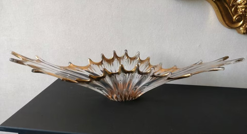 Kristallglas schale mit - kristallglas,