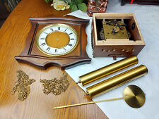 DUGENA Wanduhr Pendeluhr Holzuhr Ersatzteile Messing Holz Metall alt!!