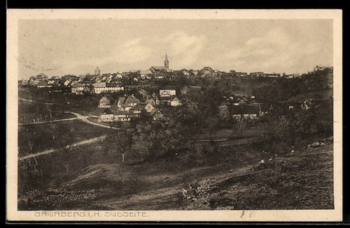Ansichtskarte grünberg h - ansichtskarte,