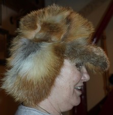 Echte Schapka/ Uschanka aus Fuchsfell