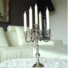 Kerzenleuchter 5er silber 35