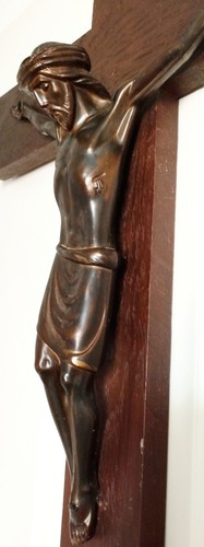 Altes wandkreuz holz - altes, jesus