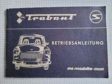 Trabant 601 Betriebsanleitung 1985