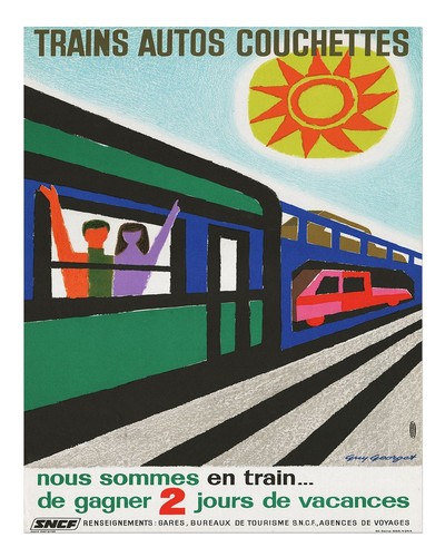 Vintage zug reise wandkunst - vintage,