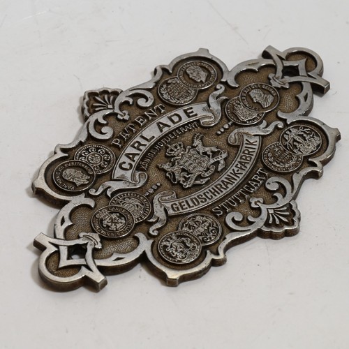 Carl ade gusseisen plakette - carl,