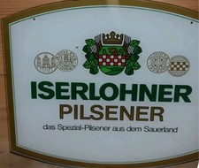 Altes Reklameschild/Glasschild