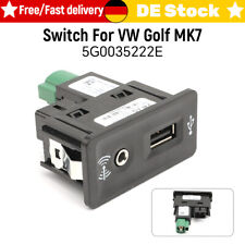 Für VW Seat USB Carplay AUX-IN Schnittelle Adapter Steckdose Schalter 5G0035222E